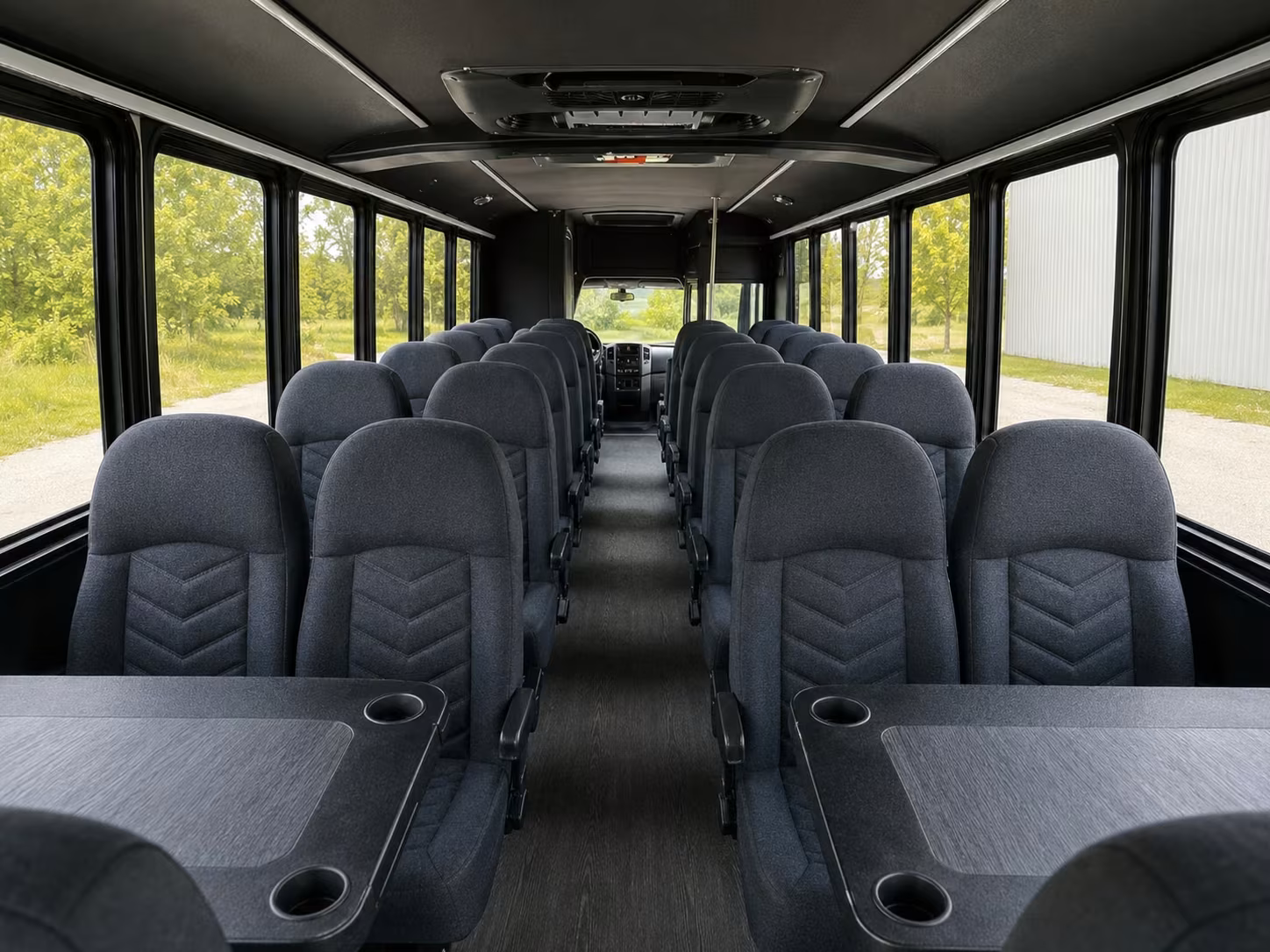 20 passenger minibus inside