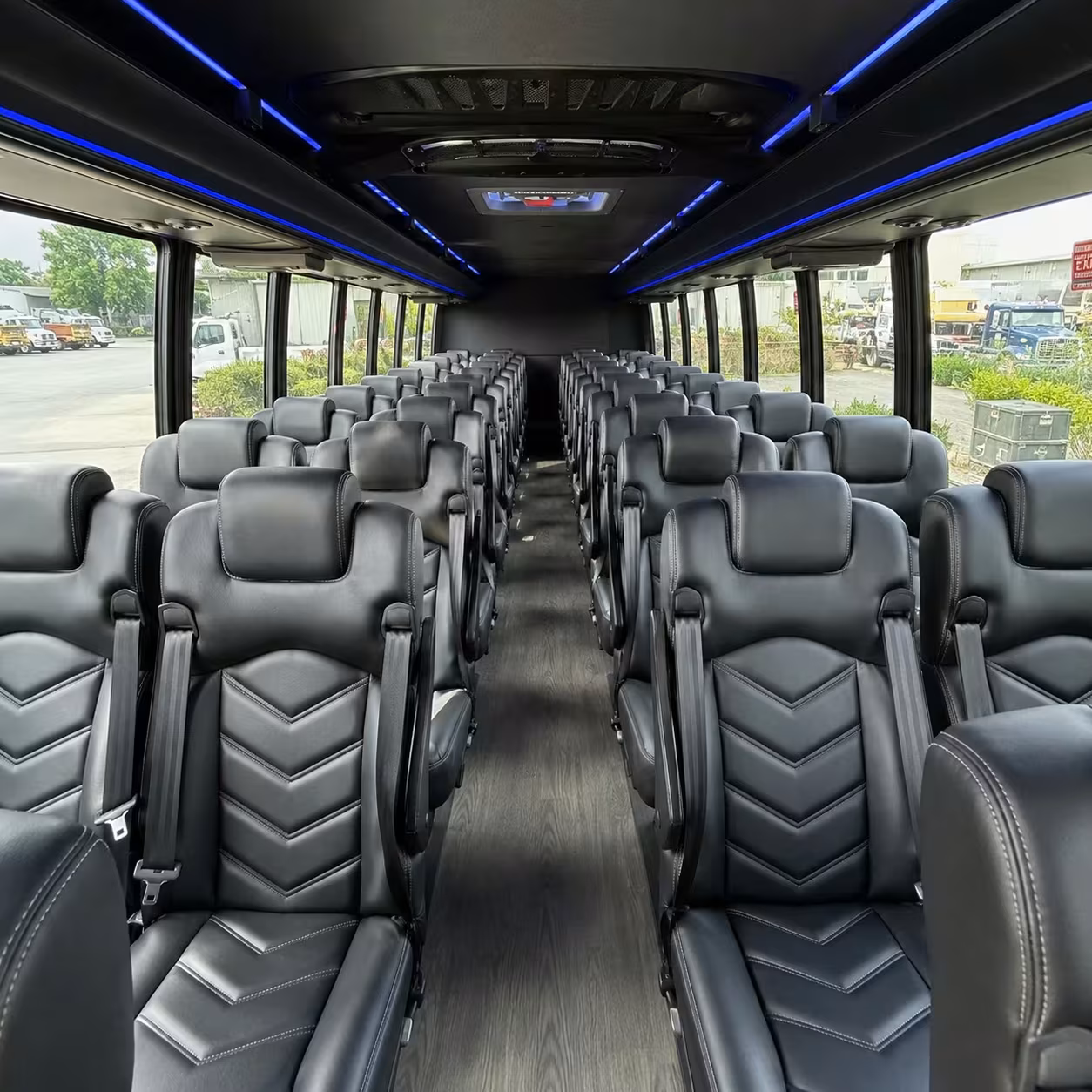 25 passenger minibus inside