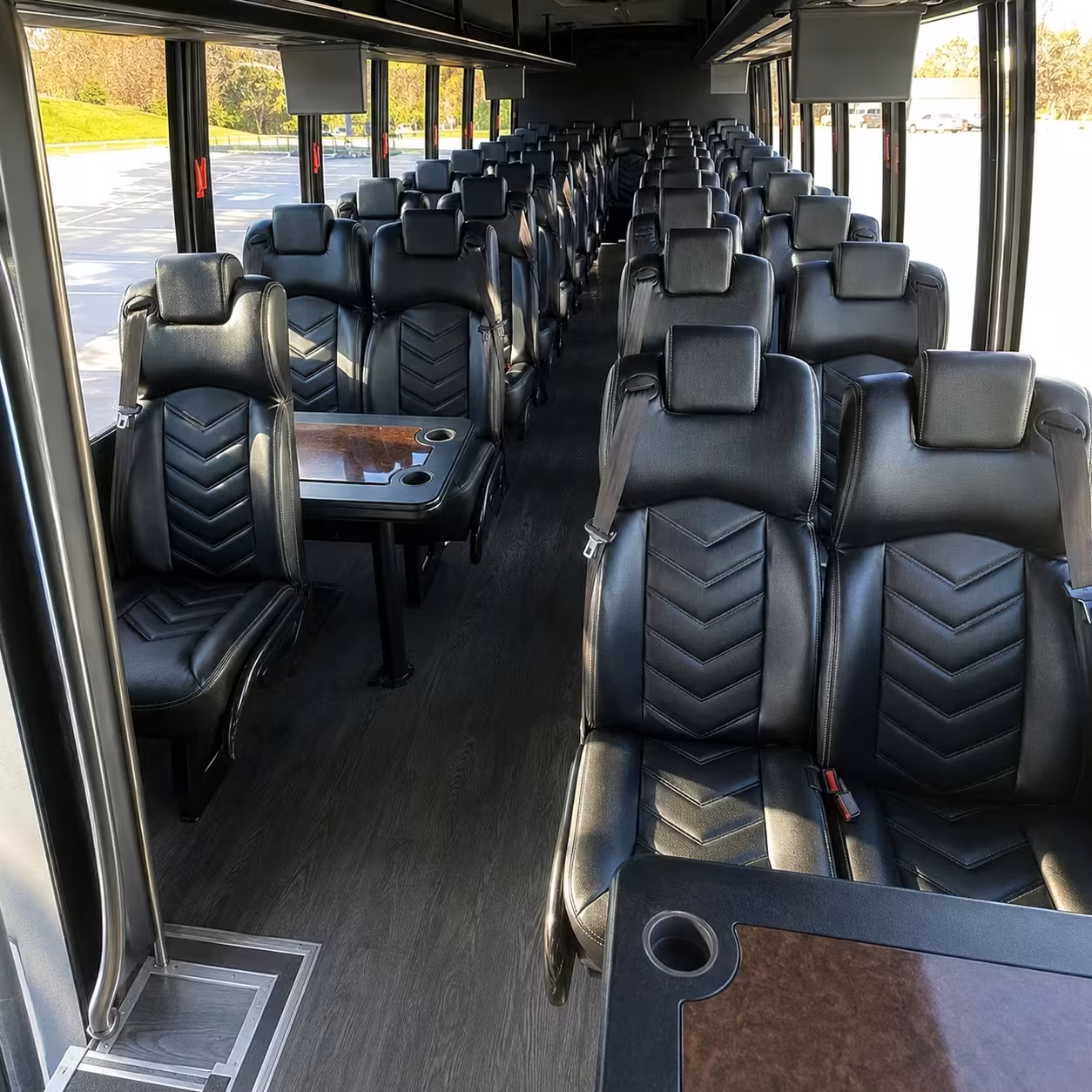 28 passenger minibus inside