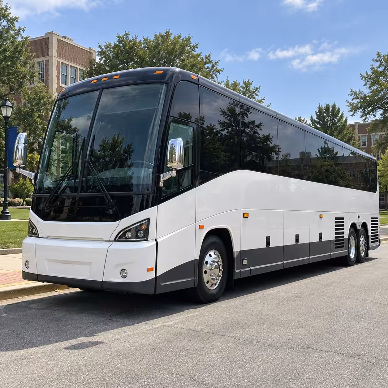 livonia charter bus rental exterior