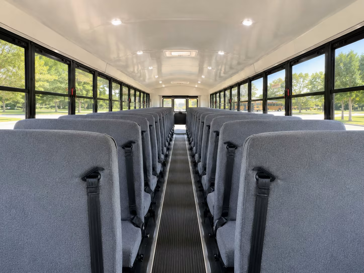 school bus interior